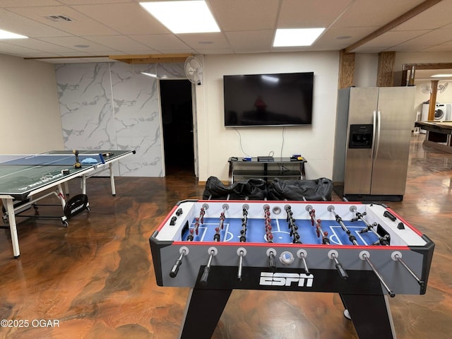 318 Fox Fire Ct, Joplin, MO 64801 - playroom with a paneled ceiling