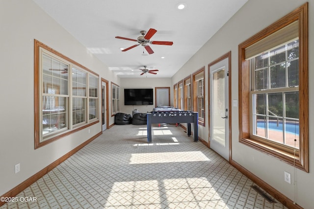 318 Fox Fire Ct, Joplin, MO 64801 - sunroom / solarium with carpet flooring and recessed lighting