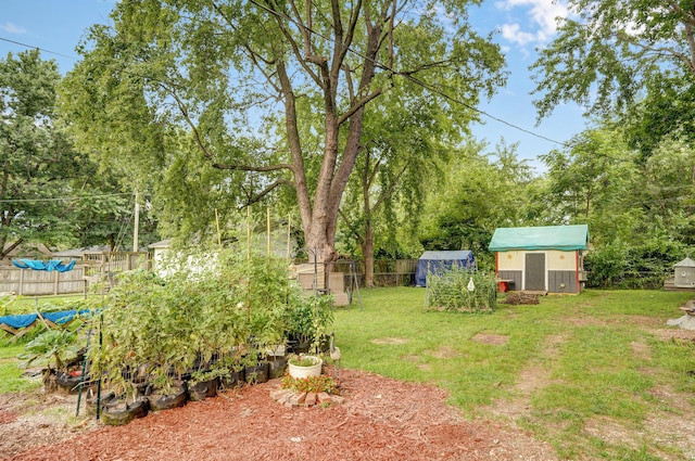 1648 N Yates Ave, Springfield, MO 65803 - view of yard with a storage shed