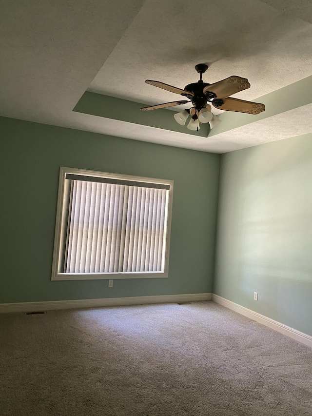 2114 E Finch St, Ozark, MO 65721 - carpeted empty room with ceiling fan and a textured ceiling
