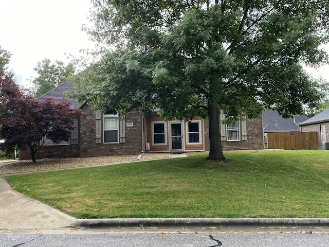 2114 E Finch St, Ozark, MO 65721 - obstructed view of property featuring brick siding