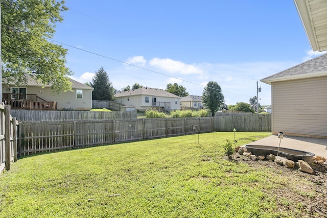 421 W White Ash Rd, Nixa, MO 65714 - fenced backyard with a residential view and a patio