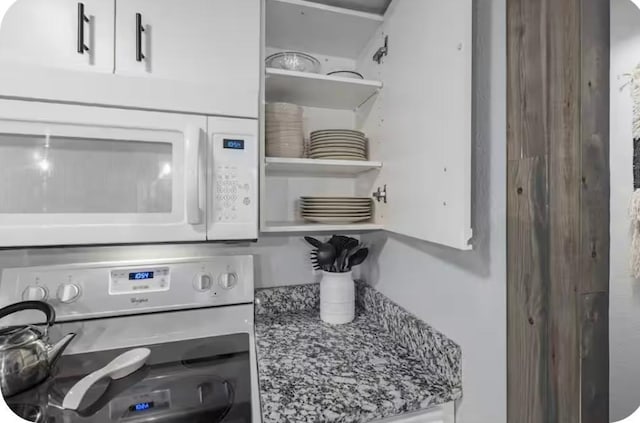 200 Golfview Dr Unit D5, Branson, MO 65616 - kitchen view of white appliances and open shelves