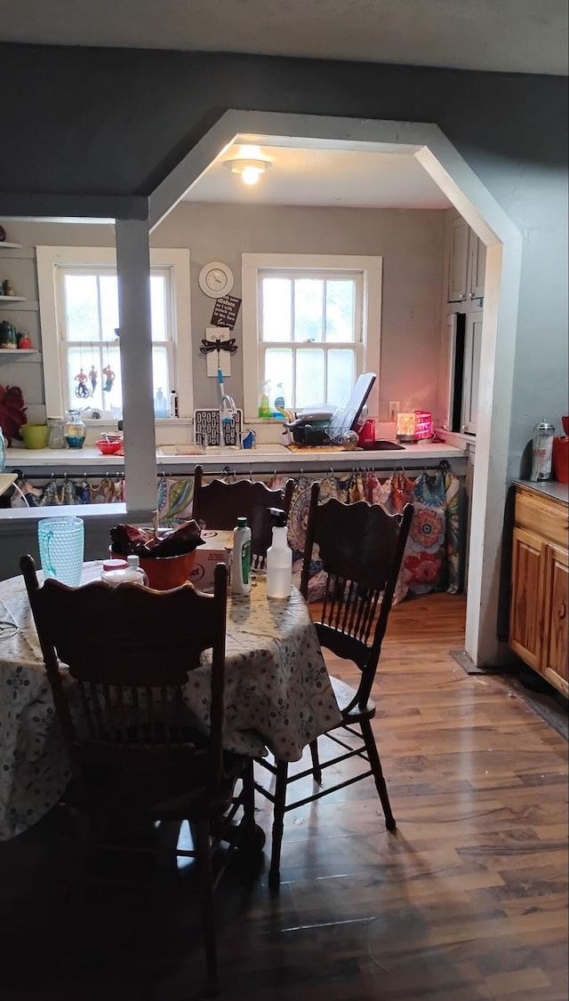 1885 N Lyon Ave, Springfield, MO 65803 - dining room featuring wood finished floors and plenty of natural light
