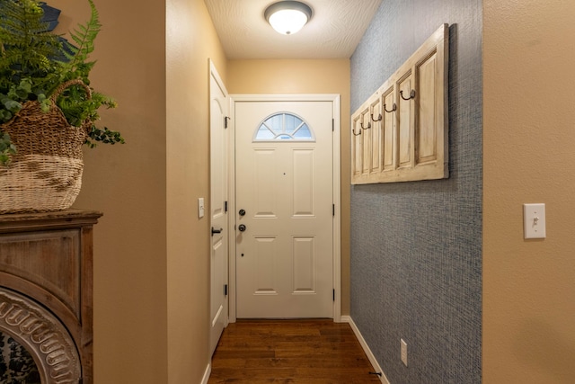 1021 W Whiteside St, Springfield, MO 65807 - doorway with dark wood-type flooring