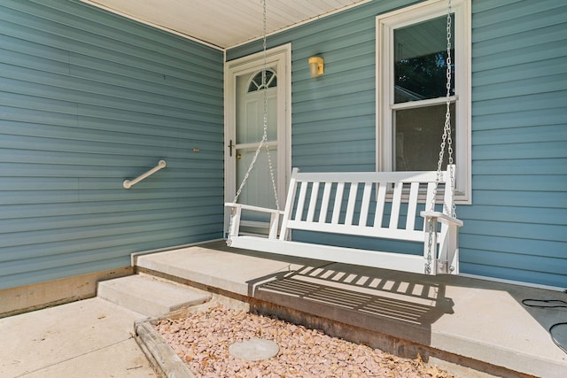 502 Sunrise St, Strafford, MO 65757 - doorway to property with covered porch