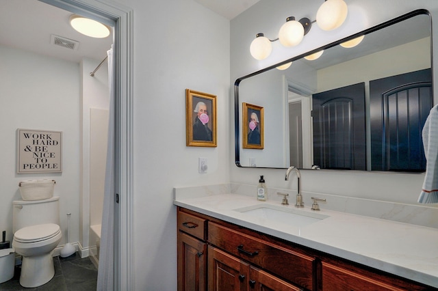 1421 N Rockingham Ave, Nixa, MO 65714 - full bath with vanity, tile patterned floors, and shower / tub combination
