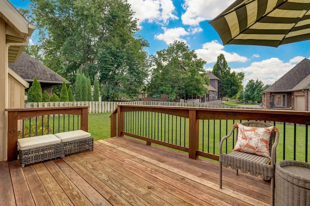 1421 N Rockingham Ave, Nixa, MO 65714 - deck featuring a fenced backyard