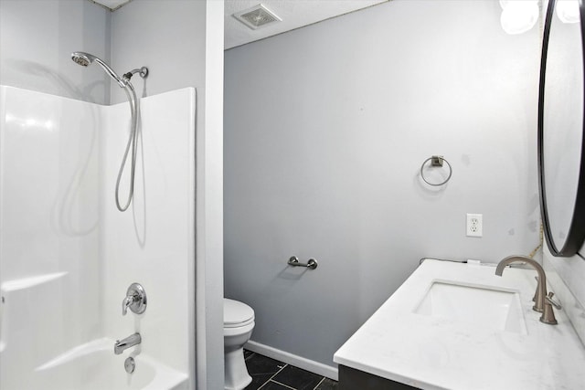 184 Crestwood Dr, Marshfield, MO 65706 - bathroom with vanity, shower / bathtub combination, and tile patterned floors