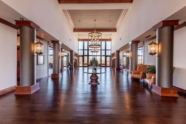 200 S Sycamore St Unit 902, Branson, MO 65616 - common area featuring ornamental molding and a towering ceiling