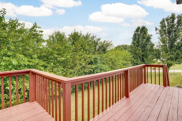 2001 S 16th Ave, Ozark, MO 65721 - wooden deck featuring a yard
