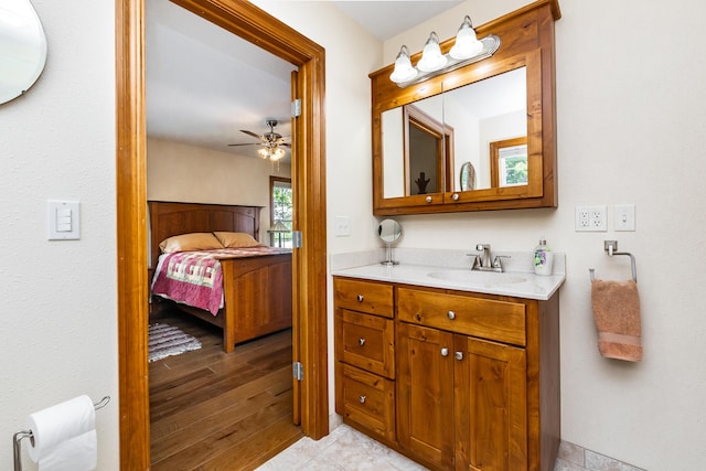 120 E Kennedy Blvd, Buffalo, MO 65622 - ensuite bathroom featuring vanity and ceiling fan