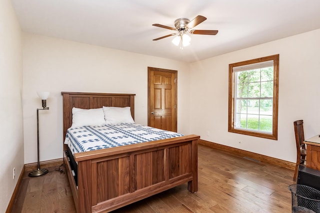 120 E Kennedy Blvd, Buffalo, MO 65622 - bedroom featuring wood-type flooring and ceiling fan