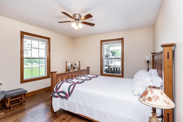 120 E Kennedy Blvd, Buffalo, MO 65622 - bedroom with wood finished floors and ceiling fan