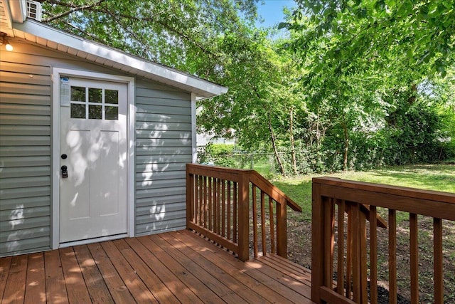 1156 W Lynn St, Springfield, MO 65802 - view of wooden terrace