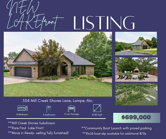 554 Mill Creek Shores Ln, Lampe, MO 65681 - photo 1
