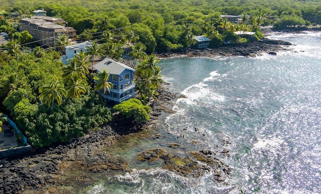 76-6280-C Alii Dr, Kailua-Kona, HI 96740 - bird's eye view of a heavily wooded area and a large body of water