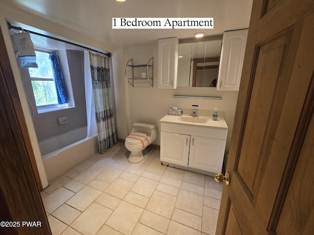 27 Maple Trail, Trail, NY 12790 - full bathroom featuring vanity, tile patterned flooring, and shower / bath combo