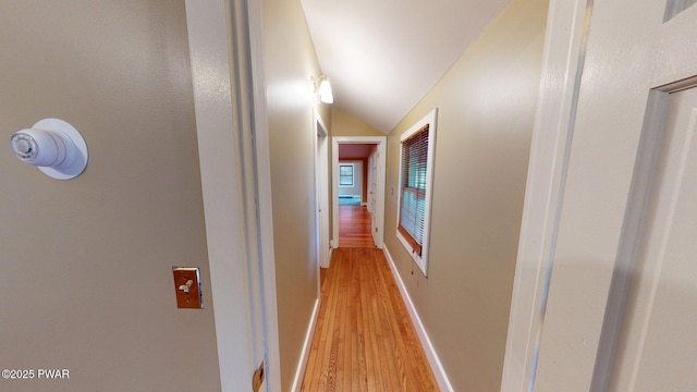 27 Maple Trail, Trail, NY 12790 - corridor featuring light wood-type flooring and lofted ceiling