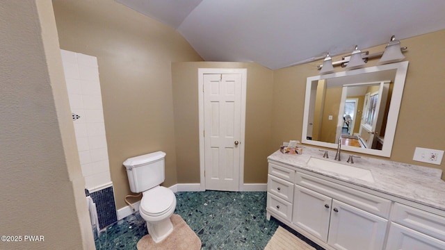 27 Maple Trail, Trail, NY 12790 - full bathroom with vanity and lofted ceiling
