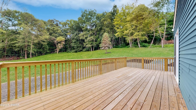 136 Heaters Hill Rd, Matamoras, PA 18336 - deck featuring a yard