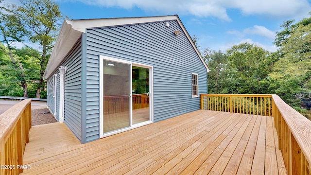 136 Heaters Hill Rd, Matamoras, PA 18336 - view of wooden terrace