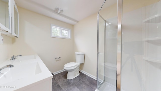 136 Heaters Hill Rd, Matamoras, PA 18336 - bathroom featuring a shower stall and double vanity
