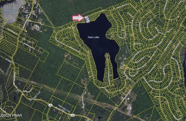 176 Fawn Lake Dr, Hawley, PA 18428 - aerial view of property's location