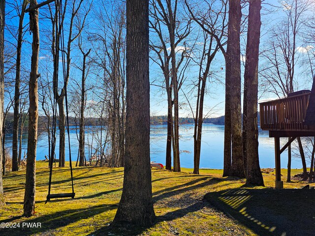 176 Fawn Lake Dr, Hawley, PA 18428 - water view