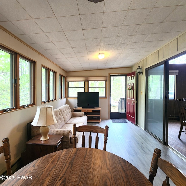 802 Placer Ct, Lords Valley, PA 18428 - living area with wood finished floors and healthy amount of natural light