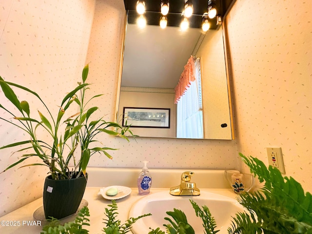 bathroom featuring a sink
