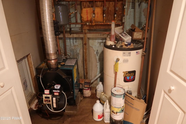 143 Heritage Dr, Lackawaxen, PA 18435 - utility room with water heater