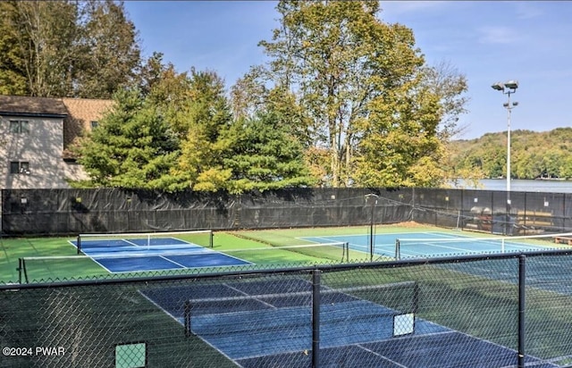 view of sport court