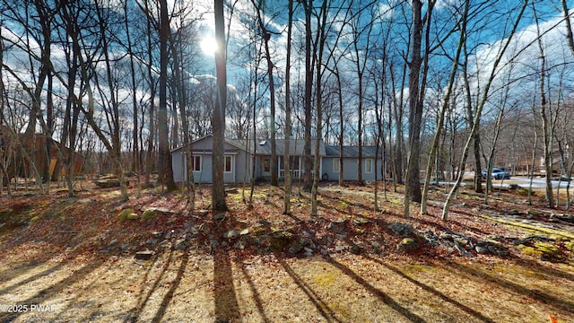 view of front of property