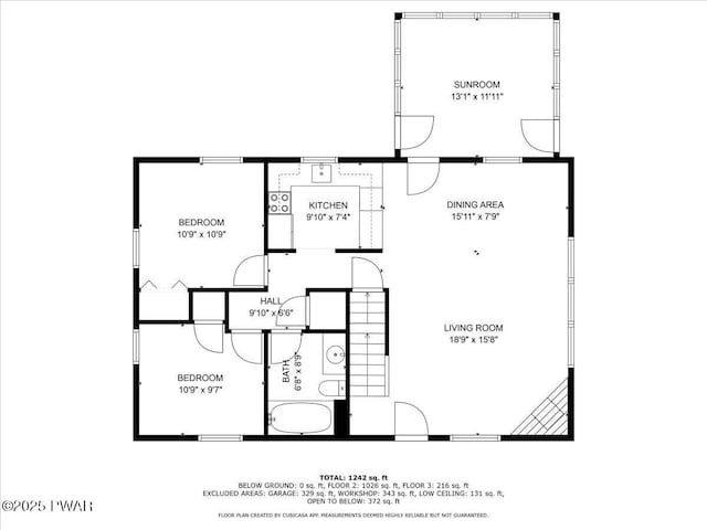 32 White Oak Dr, Lakeville, PA 18438 - room layout