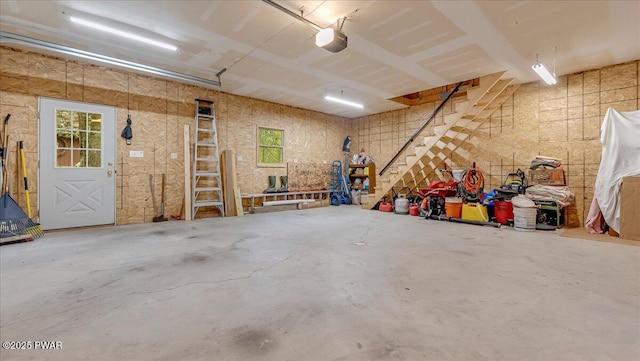 32 White Oak Dr, Lakeville, PA 18438 - garage featuring a garage door opener