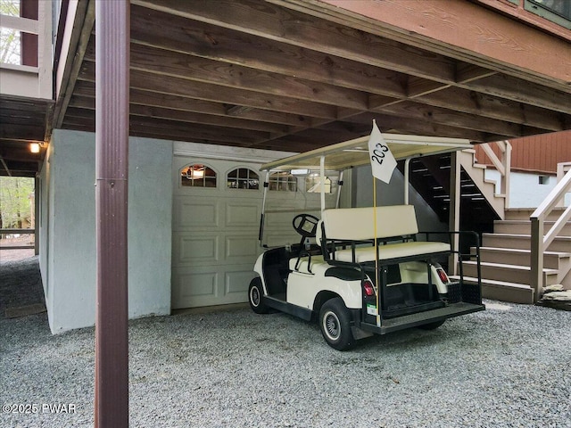 32 White Oak Dr, Lakeville, PA 18438 - view of car parking featuring a carport