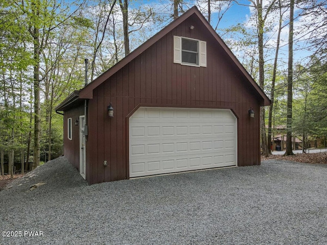 32 White Oak Dr, Lakeville, PA 18438 - view of detached garage