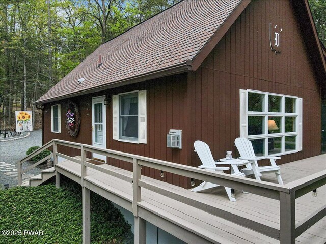 32 White Oak Dr, Lakeville, PA 18438 - view of property exterior with roof with shingles