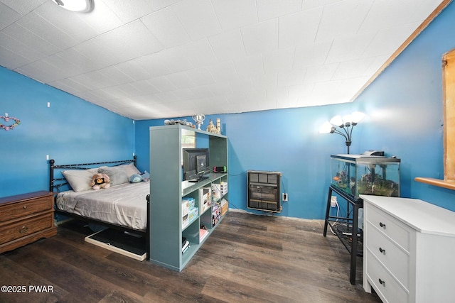 201 Oak Hill Rd, Hawley, PA 18428 - bedroom with wood finished floors and heating unit