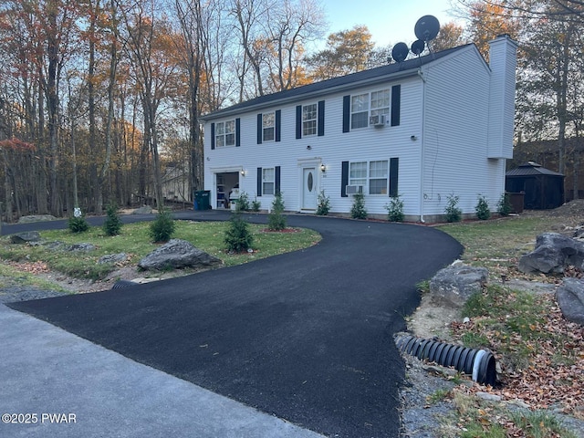 view of colonial inspired home