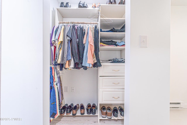 view of closet