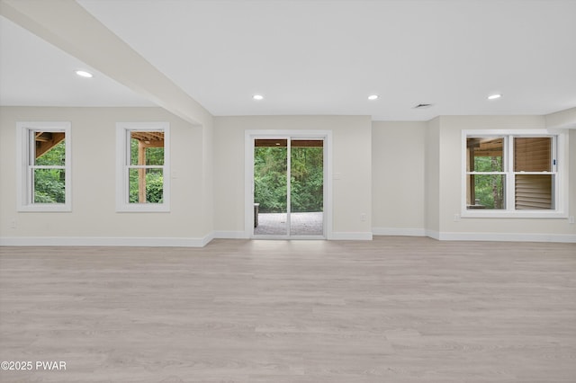 120 Milford Estates Dr, Milford, PA 18337 - unfurnished room with light wood finished floors and recessed lighting
