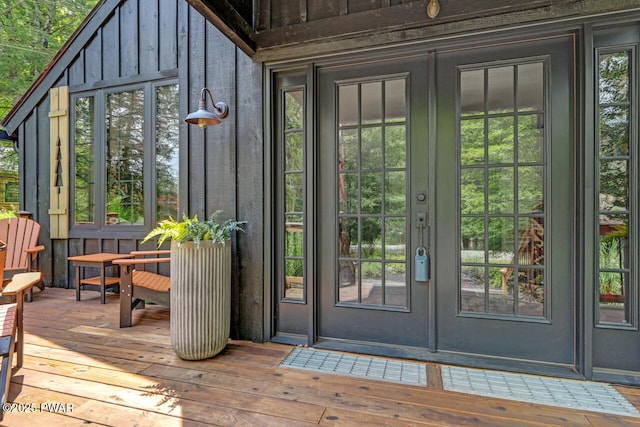 803 Deerfield Rd, Lake Ariel, PA 18436 - entryway featuring wood-type flooring
