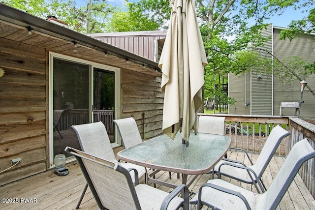 141 Constitution Dr, Lackawaxen, PA 18435 - deck with outdoor dining area