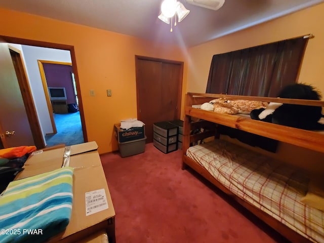 188 Forest Ridge Dr, Hawley, PA 18428 - carpeted bedroom featuring a closet