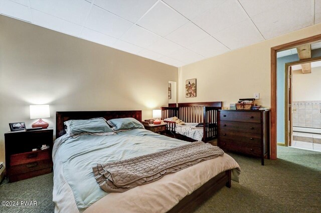 bedroom with carpet flooring