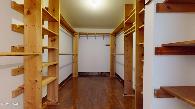 158 Wild Meadow Dr, Milford, PA 18337 - spacious closet with wood finished floors