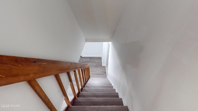 158 Wild Meadow Dr, Milford, PA 18337 - stairs with wood finished floors