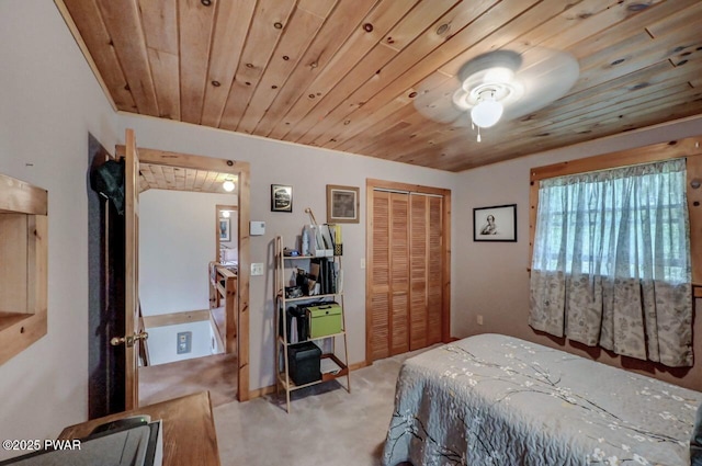 8 Brentwood Ct Lot 1019, Lake Ariel, PA 18436 - carpeted bedroom featuring a closet and wooden ceiling